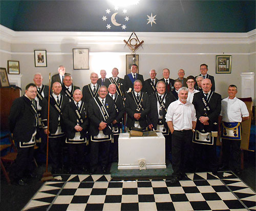Mark degrees for FOUR Lodge Kyle Master Masons cconferred by Longe Fingal