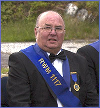 Calum Mackenzie current Master of Lodge Kyle